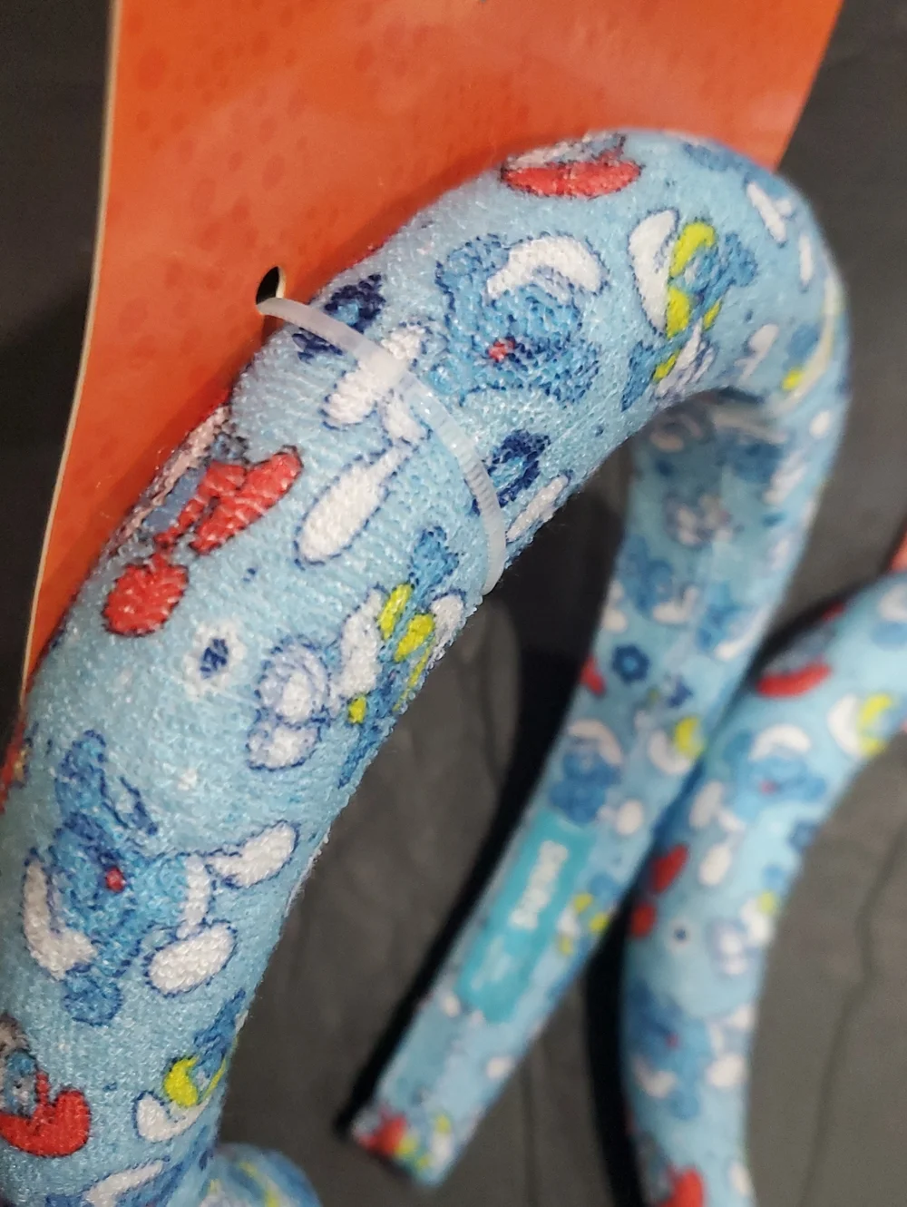Smufs blue smurfs printed 2 pack terrycloth style spa headband set brand new